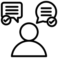 image 18 Black silhouette of a duck swimming.